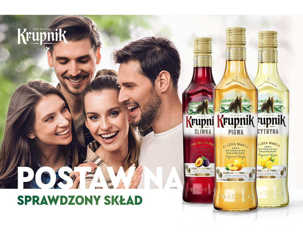 New design of Krupnik vodka